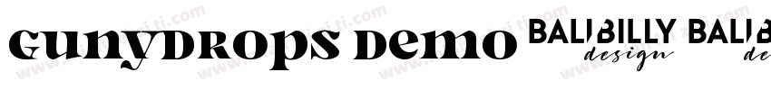 GUNYDROPS DEMO字体转换
